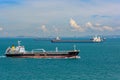 WorldÃ¢â¬â¢s busiest shipping lane - Straits of Malacca and Singapore.